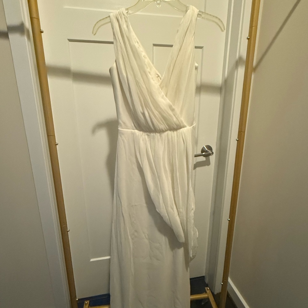 Elegant White Evening Gown
